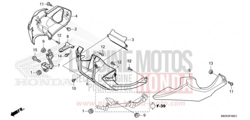 UNDER COWL (NC750XD) NC750XDM de 2021